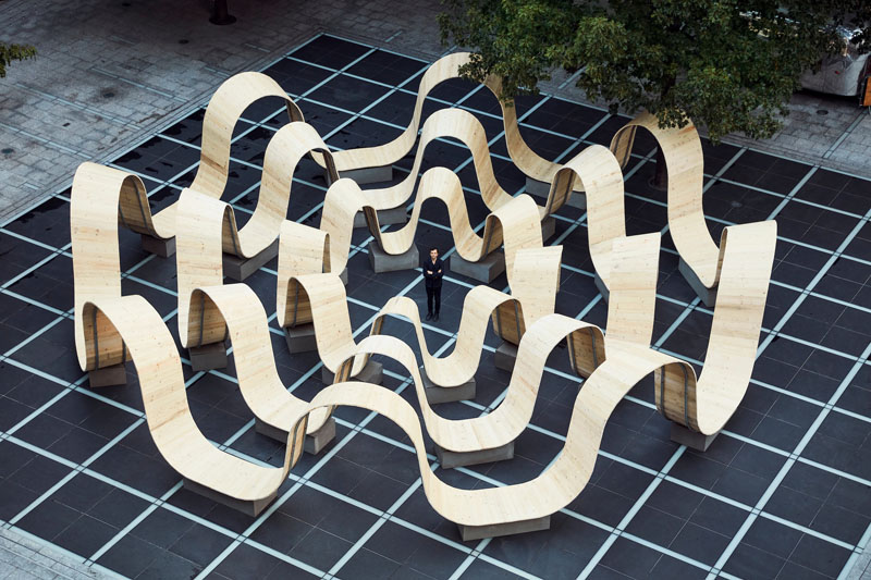 An Empty Square In London Has Been Transformed With An Installation Titled ‘Please Be Seated’